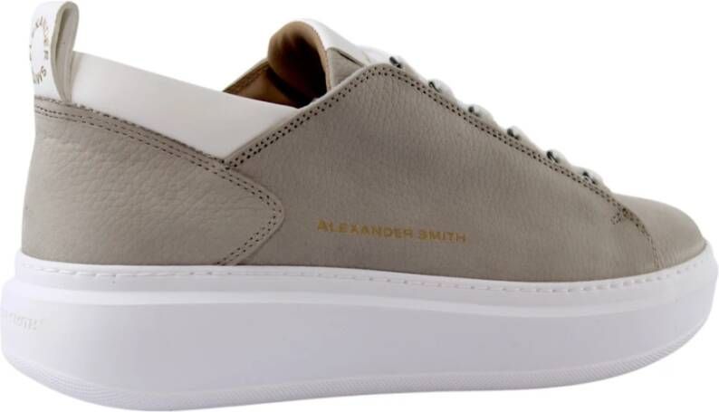 Alexander Smith Wembley Lichtgrijs Witte Sneakers