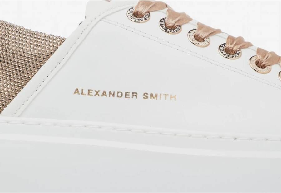 Alexander Smith Wit Koper Wembley Vrouw Sneakers White Dames
