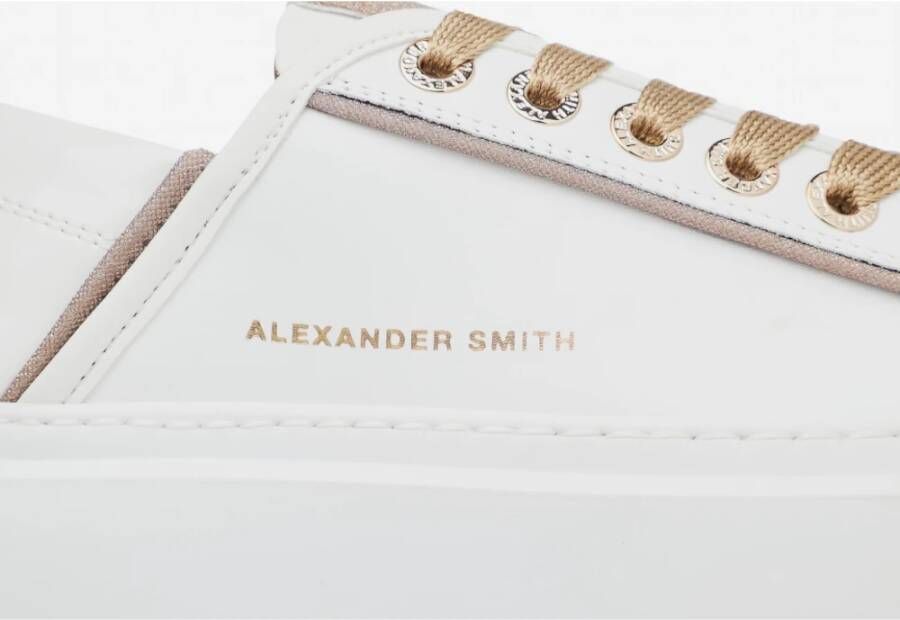 Alexander Smith Witte Nude Sneakers Wembley Model White Dames