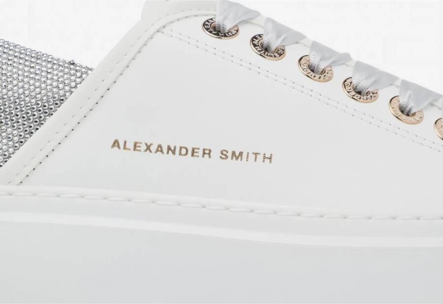 Alexander Smith Wembley Woman White Silver Sneakers White Dames