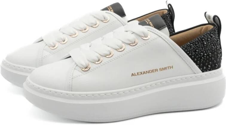 Alexander Smith Wembley Whiteblack Damesschoenen White Dames