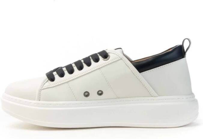 Alexander Smith Wembley White Blue Sneaker White Heren