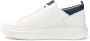 Alexander Smith Witte leren sneakers met blauwe details White - Thumbnail 37