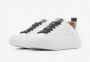 Alexander Smith Wembley Wit Zwart Leren Sneakers White Heren - Thumbnail 2
