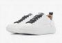 Alexander Smith Wembley Wit Zwart Leren Sneakers White Heren - Thumbnail 11