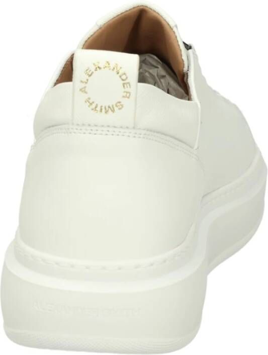 Alexander Smith Wembley Witte Leren Sneakers White Heren