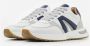 Alexander Smith Wit Blauw Grijs Runner Sneakers White Heren - Thumbnail 2
