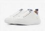 Alexander Smith Witte leren sneakers met blauwe details White - Thumbnail 20