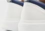 Alexander Smith Witte leren sneakers met blauwe details White - Thumbnail 23