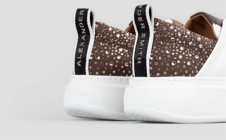 Alexander Smith Wit Brons Sportieve Elegantie Sneakers Multicolor Dames