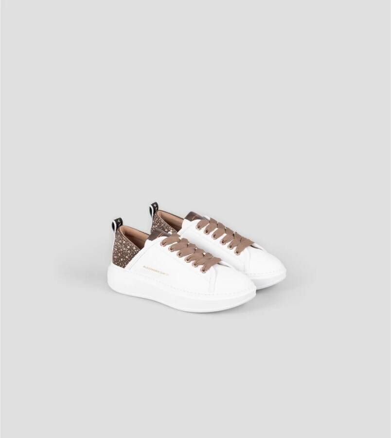 Alexander Smith Wit Brons Sportieve Elegantie Sneakers Multicolor Dames