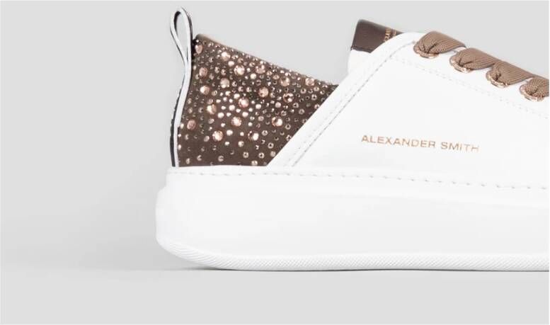 Alexander Smith Wit Brons Sportieve Elegantie Sneakers Multicolor Dames