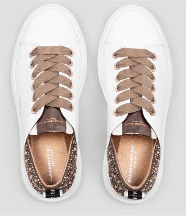 Alexander Smith Wit Brons Sportieve Elegantie Sneakers Multicolor Dames