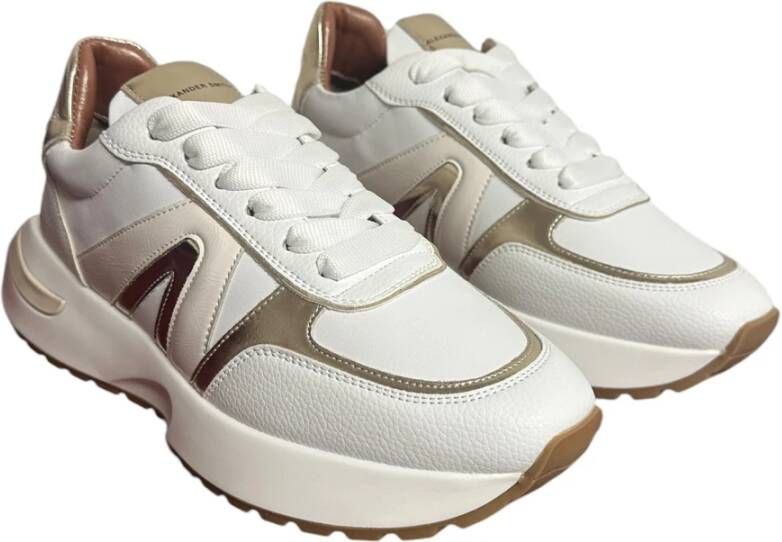 Alexander Smith Wit Goud Dames Sneaker White Dames