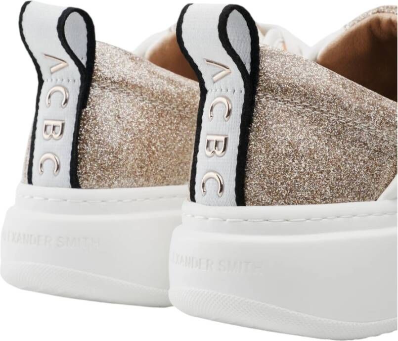 Alexander Smith Wit Koper Eco-Wembley Sneaker White Dames