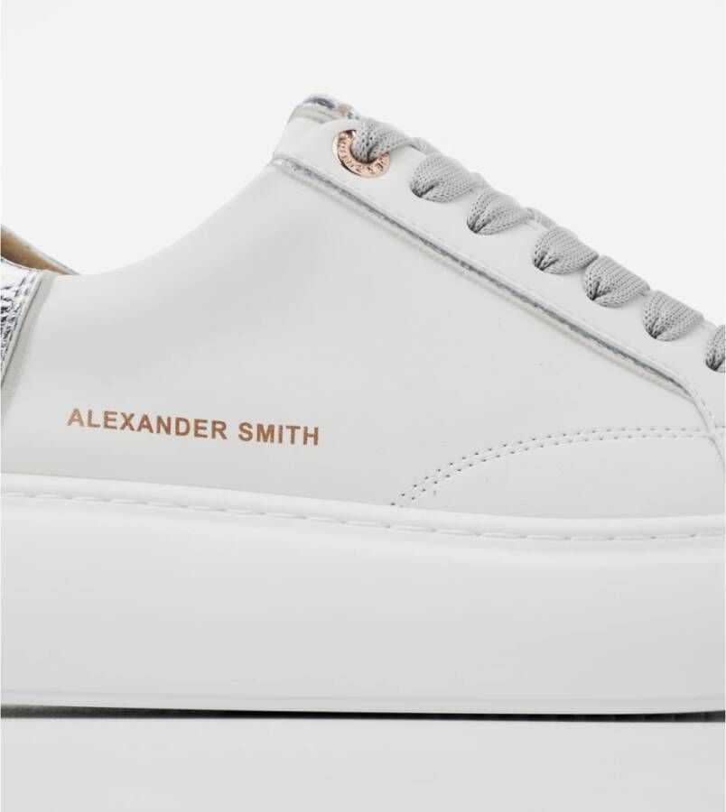 Alexander Smith Wit Zilver Sneakers Multicolor Dames
