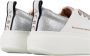 Alexander Smith Witte EcoWembley Sneakers met Zilveren Detail - Thumbnail 2
