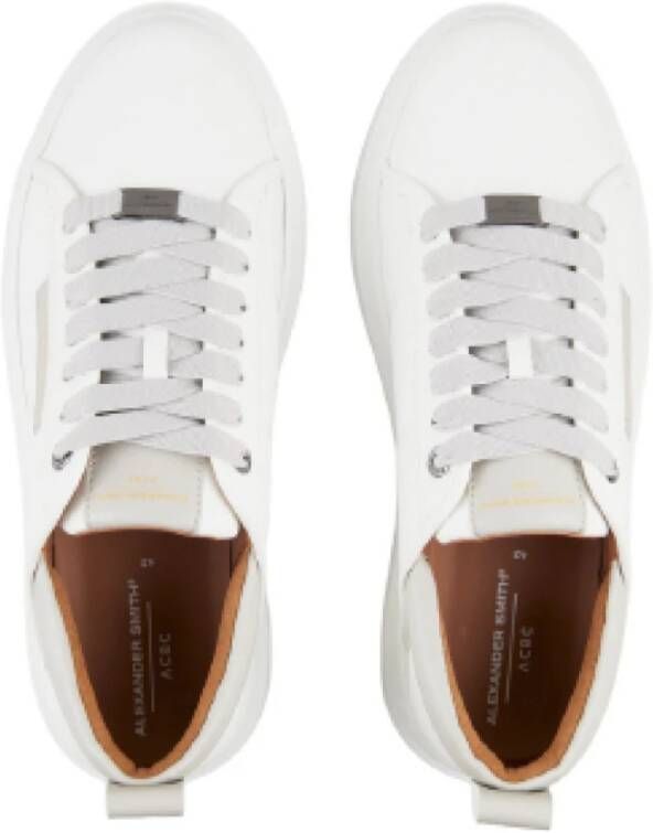 Alexander Smith Witte EcoWembley Sneakers voor Mannen