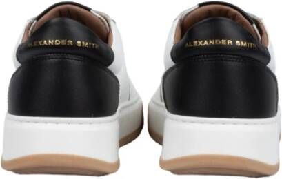 Alexander Smith Witte en zwarte sneakers