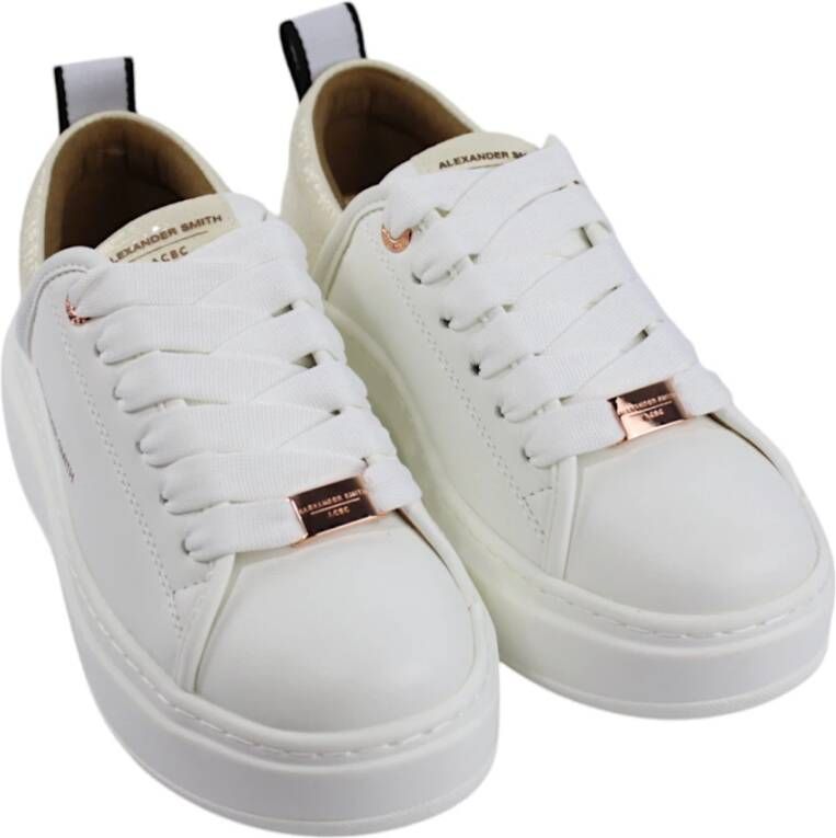 Alexander Smith Witte High Wembley Sneakers White Dames