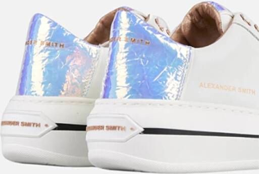 Alexander Smith Witte Iride Sneakers met Verwijderbare Binnenzool