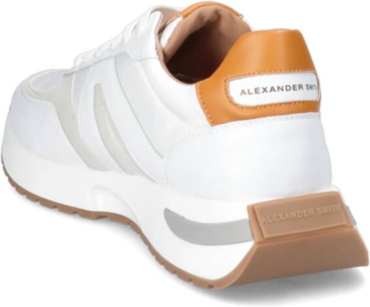 Alexander Smith Witte lage sneakers
