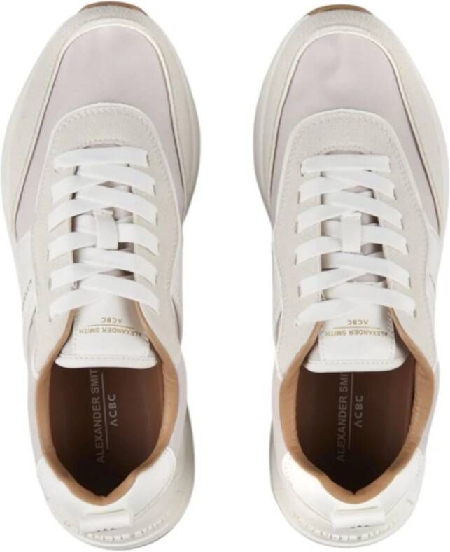 Alexander Smith Witte lage sneakers
