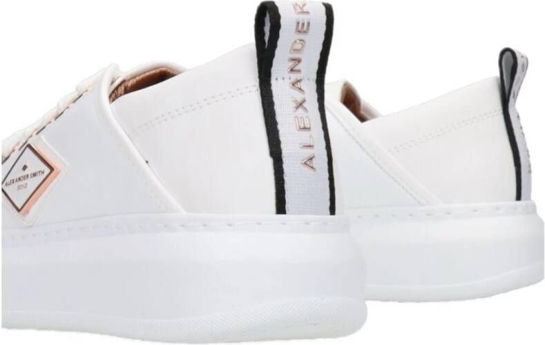 Alexander Smith Witte lage sneakers