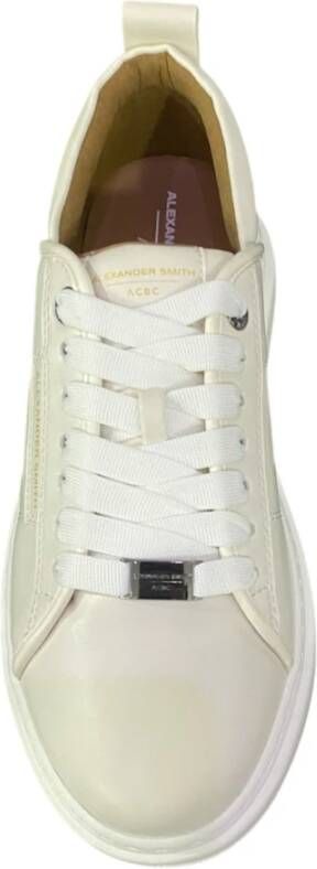 Alexander Smith Witte lage sneakers