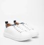 Alexander Smith Witte leren sneakers met blauwe details White - Thumbnail 26