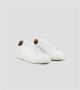 Alexander Smith Witte leren sneakers met uitneembare binnenzool - Thumbnail 4