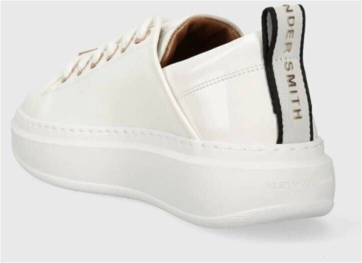 Alexander Smith Witte Leren Sneakers Webley White Dames