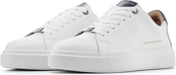 Alexander Smith Witte Leren Veterschoenen 9010Wbk White Heren