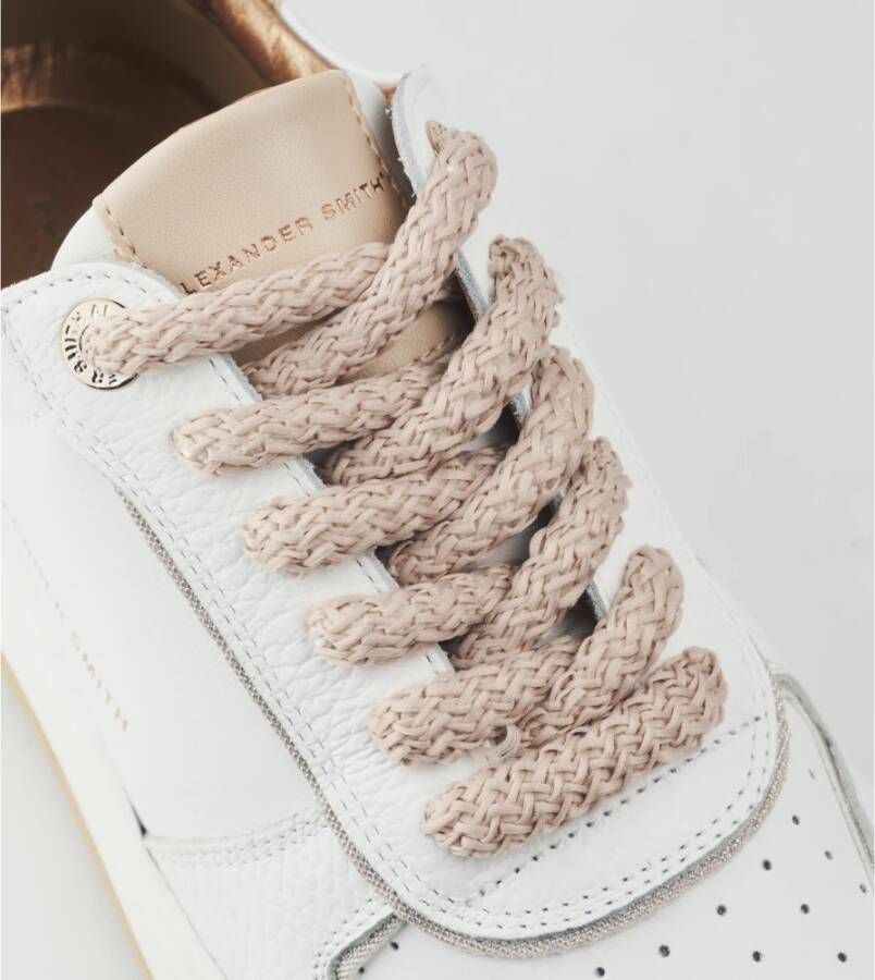 Alexander Smith Witte Nude Sneakers Elegante Stijl Multicolor Dames