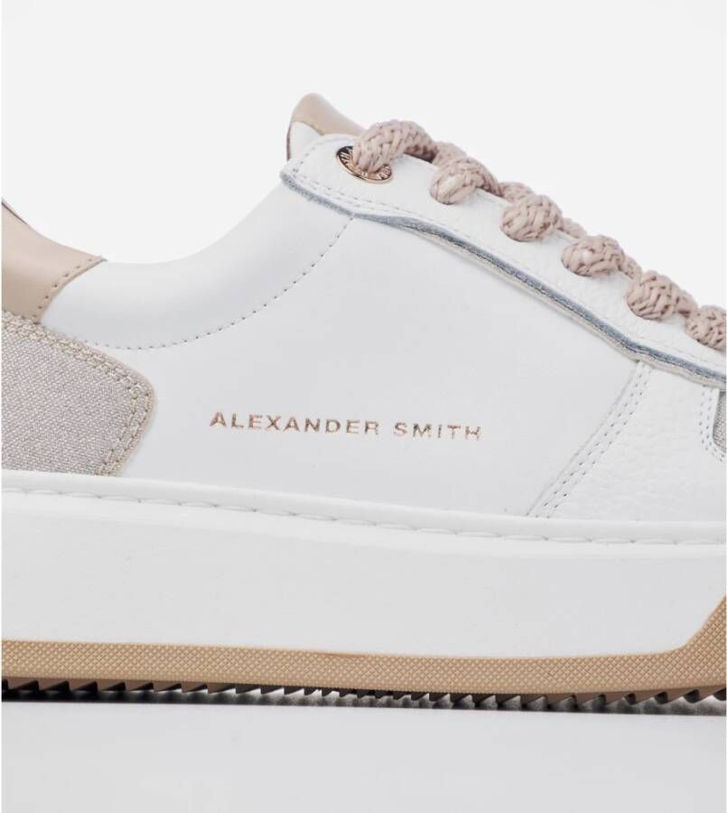 Alexander Smith Witte Nude Sneakers Elegante Stijl Multicolor Dames