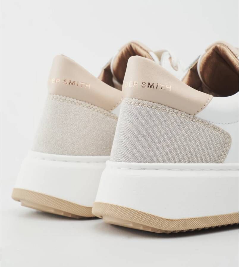 Alexander Smith Witte Nude Sneakers Elegante Stijl Multicolor Dames