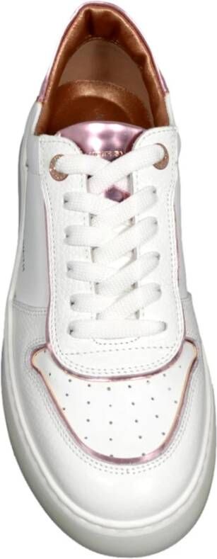 Alexander Smith Witte Roze Sneakers Harrow WRS 1651 White Dames