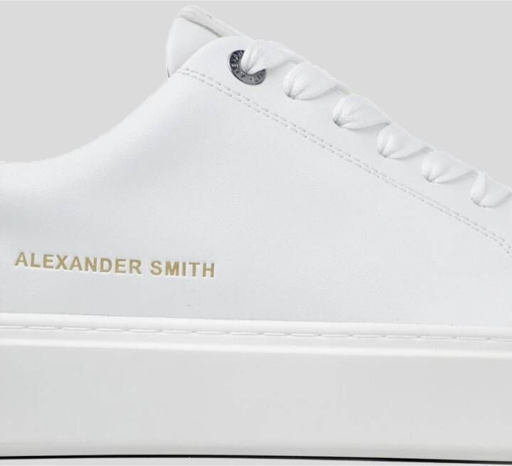 Alexander Smith Witte Sneakers Alazldm-9012 White Heren