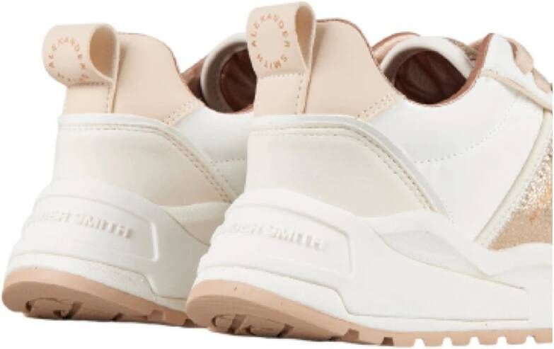 Alexander Smith Witte Sneakers EcoDover Stijl