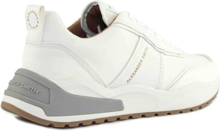 Alexander Smith Witte Sneakers White Heren
