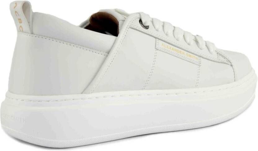 Alexander Smith Witte Sneakers White Heren