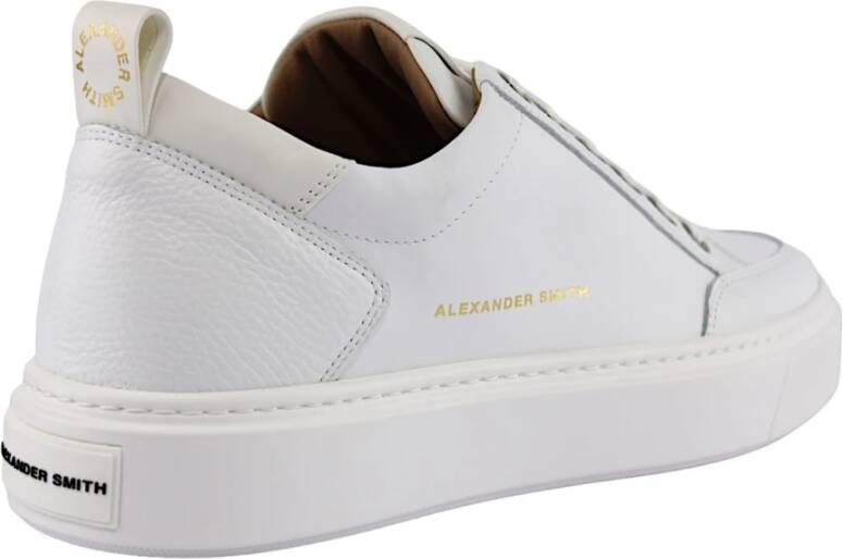 Alexander Smith Witte Sneakers White Heren