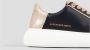 Autry Bicolor Leren Sneakers met Geborduurd Logo Rood Dames - Thumbnail 2