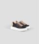 Autry Bicolor Leren Sneakers met Geborduurd Logo Rood Dames - Thumbnail 3