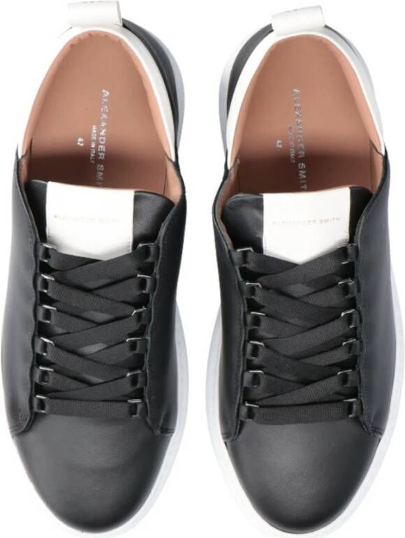 Alexander Smith Zwarte lage sneakers