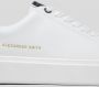 Alexander Smith Witte Leren Veterschoenen 9010Wbk White Heren - Thumbnail 3