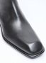 Alexander wang Zwarte leren enkellaarzen met zilveren logoplaat Black Dames - Thumbnail 2