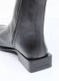 Alexander wang Zwarte leren enkellaarzen met zilveren logoplaat Black Dames - Thumbnail 6