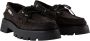 Alexander Wang Chocolade Leren Bootschoenen - Thumbnail 2