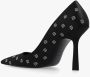 Alexander wang Kristal Satijnen Stiletto Pumps Black Dames - Thumbnail 4